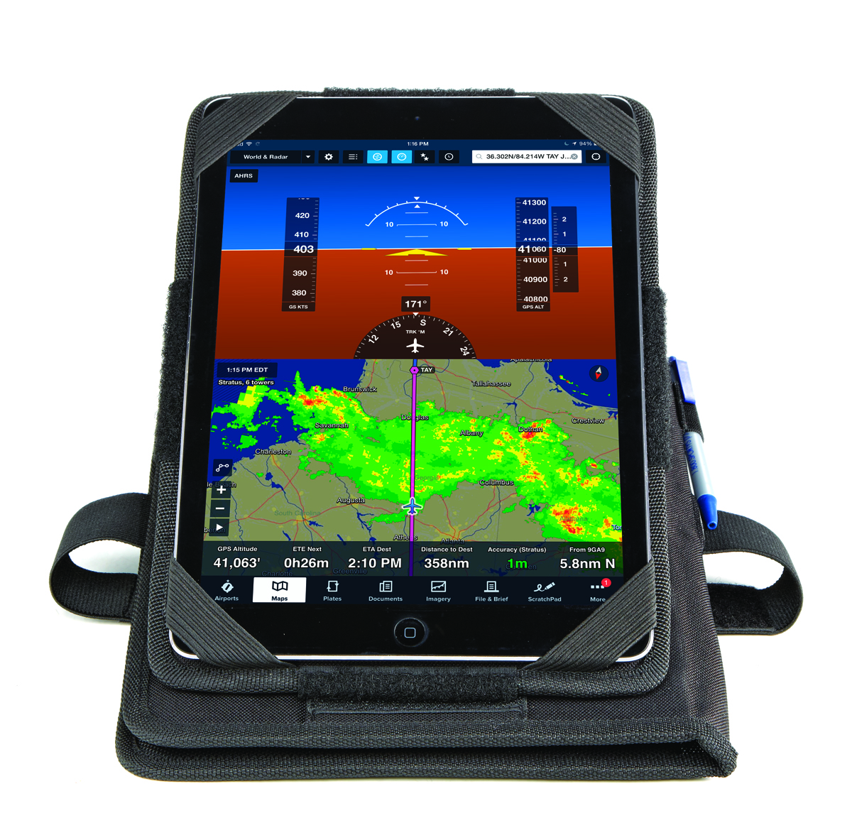 Updated iPad Kneeboard Adapts for Any Cockpit Media Center Sporty's